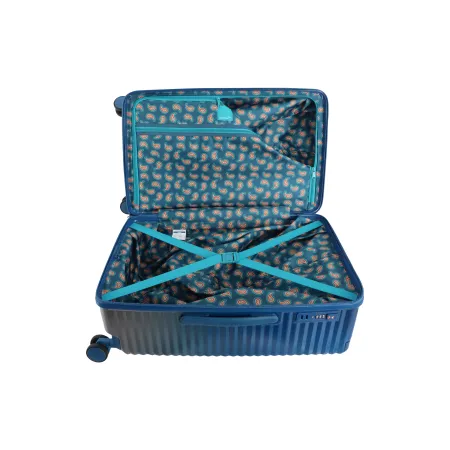 Średnia walizka Saxoline Elite Trunk niebieska 88l